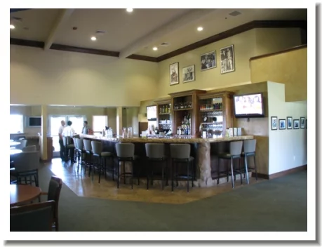 The clubhouse bar at Gold Hills Golf Course in Redding